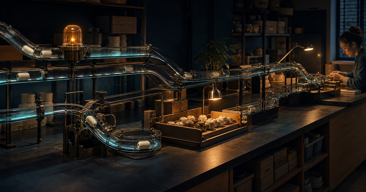 Automation flow diverting a failed task into retry, recovery, and human escalation paths