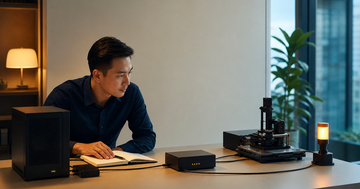 n8n workflow monitoring review with an automation operator checking incident signals and workflow health